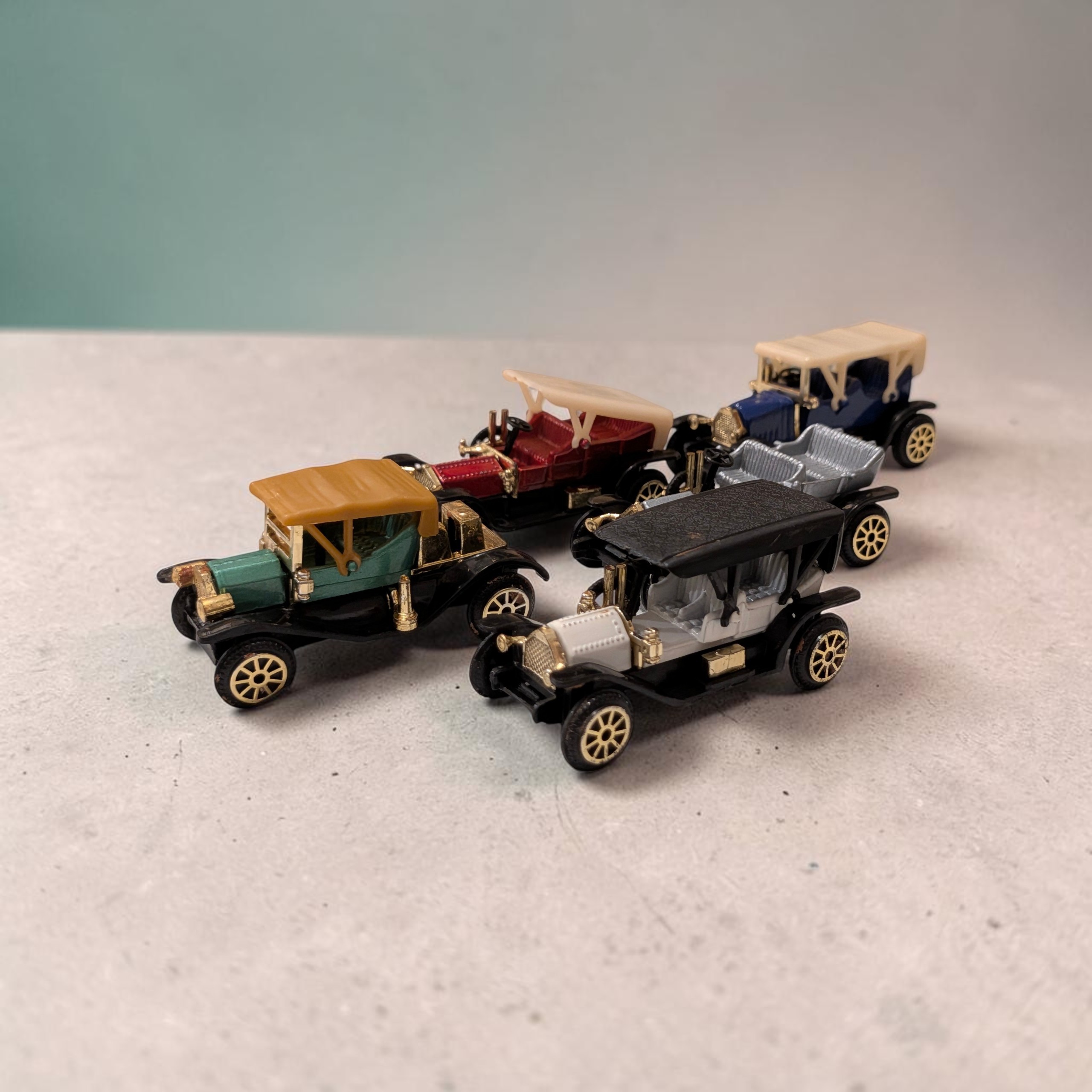 Vintage Die-Cast & Plastic Classic "Old Timer" Model Cars (Set of 5) - Reader's Digest Style